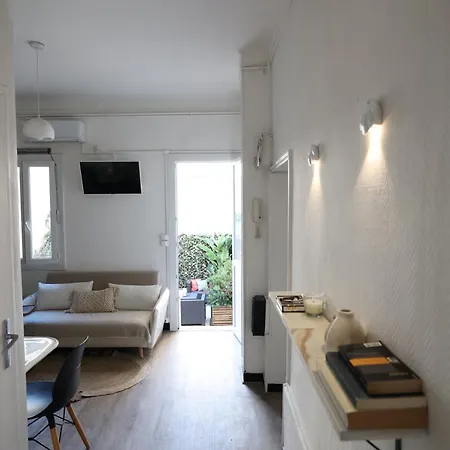 1br Terrace 9min Palais Festival Lägenhet *